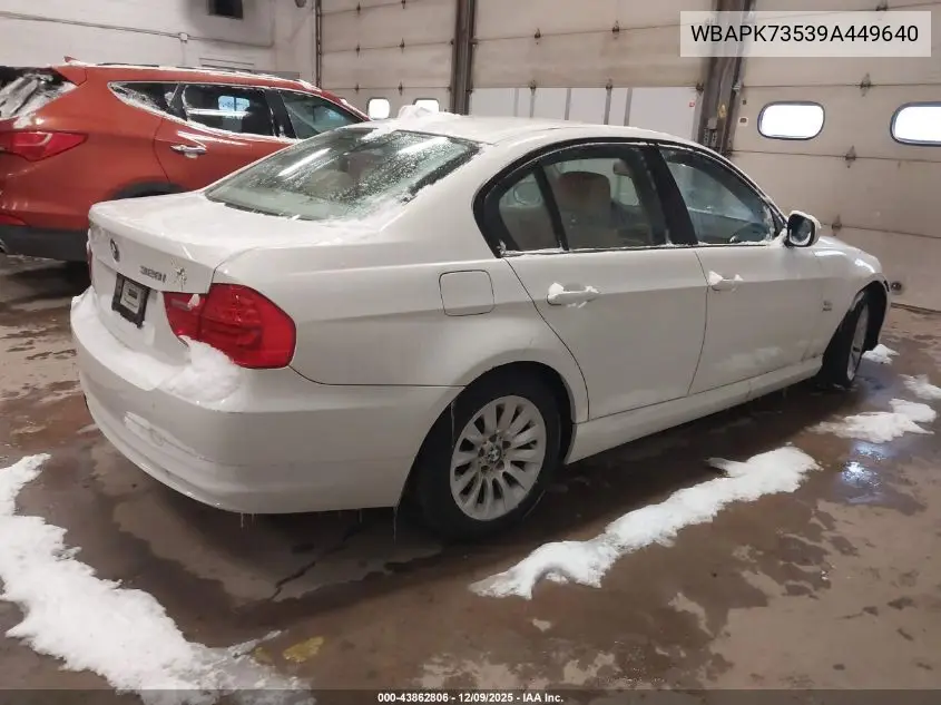 WBAPK73539A449640 2009 BMW 328I xDrive