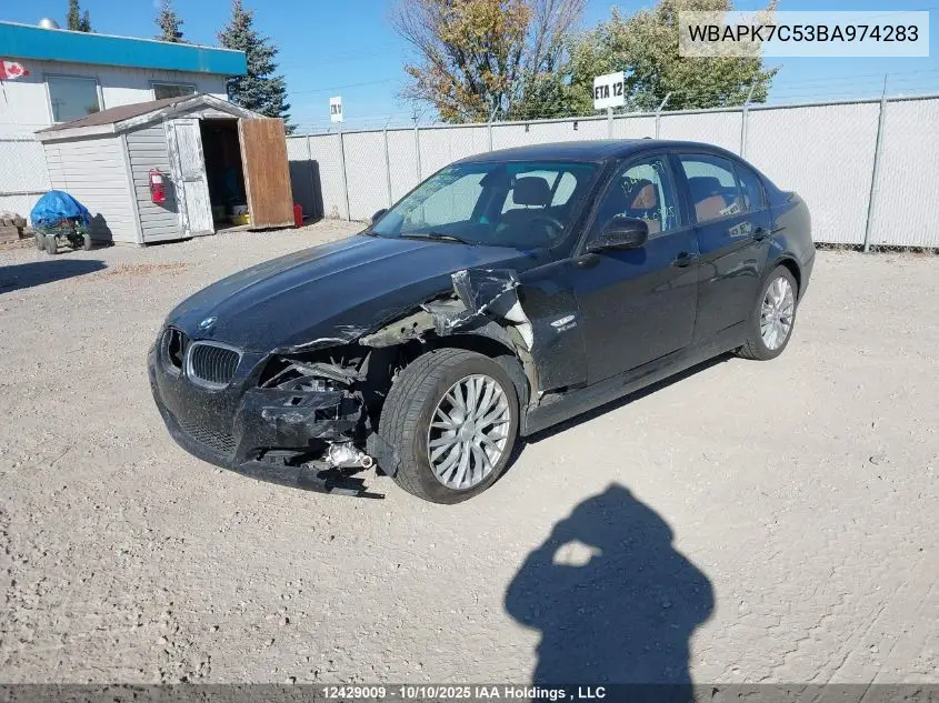 WBAPK7C53BA974283 2011 BMW 328 Xi