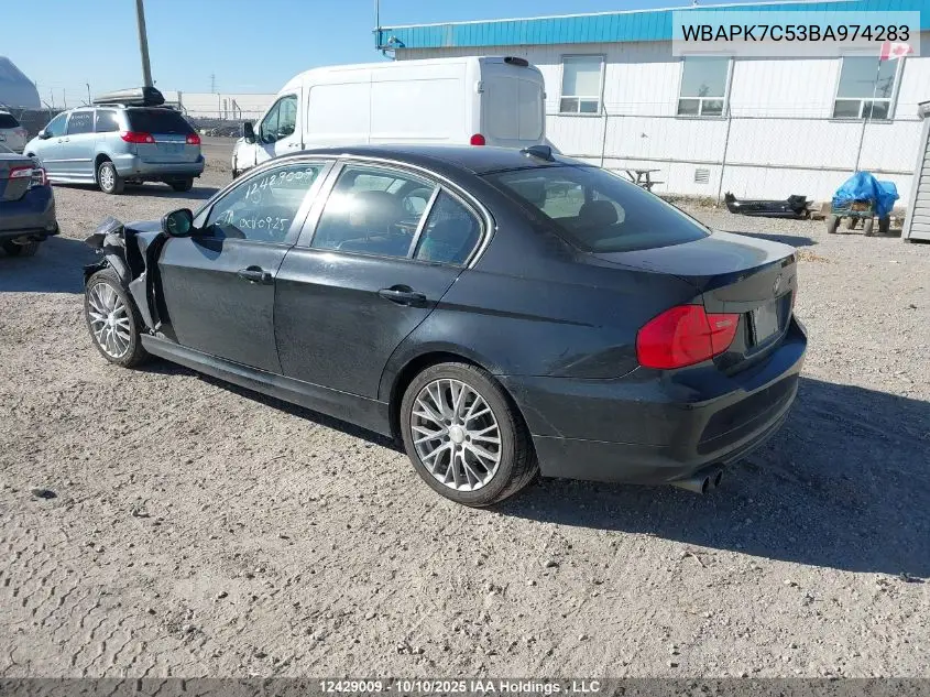 WBAPK7C53BA974283 2011 BMW 328 Xi