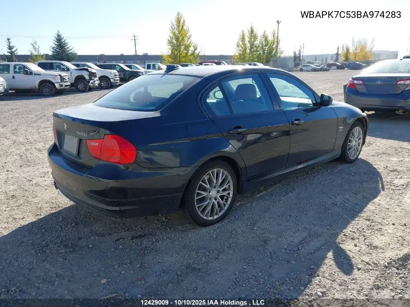 WBAPK7C53BA974283 2011 BMW 328 Xi