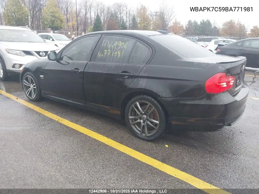 WBAPK7C59BA771981 2011 BMW 328 Xi