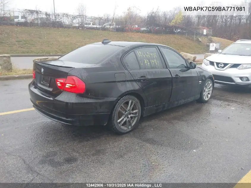 WBAPK7C59BA771981 2011 BMW 328 Xi