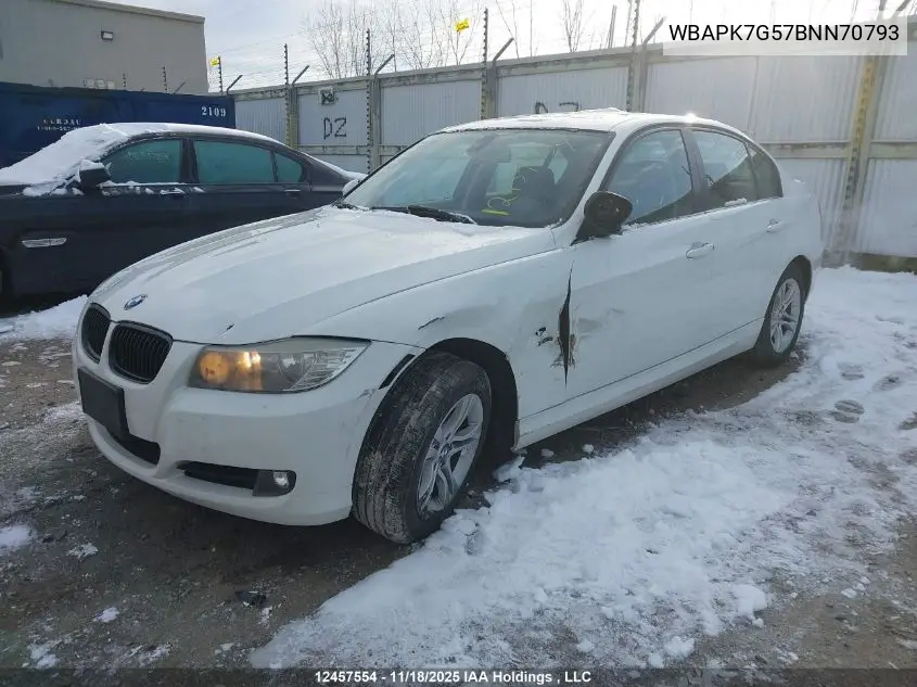 WBAPK7G57BNN70793 2011 BMW 328 Xi