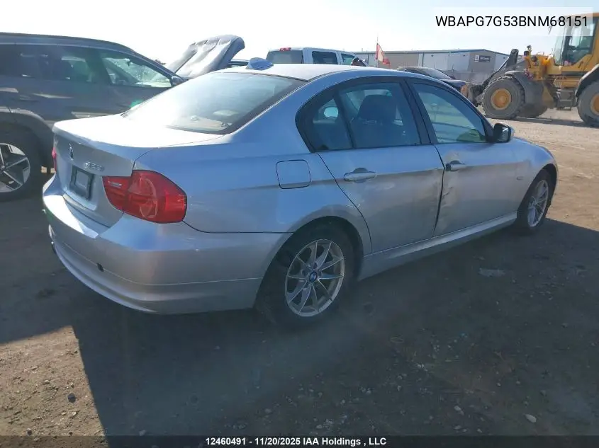 WBAPG7G53BNM68151 2011 BMW 3 Series