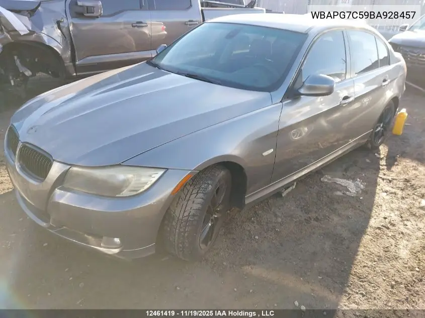 WBAPG7C59BA928457 2011 BMW 3 Series