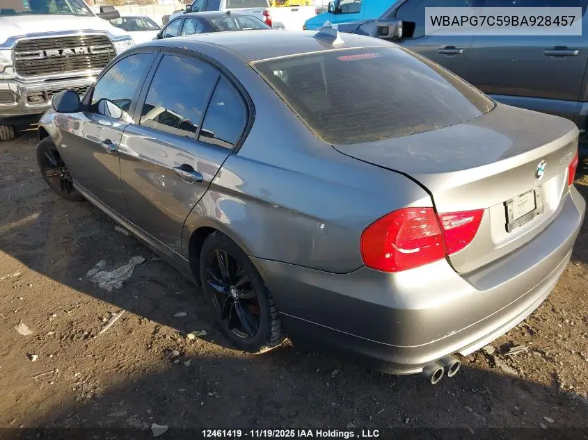 WBAPG7C59BA928457 2011 BMW 3 Series