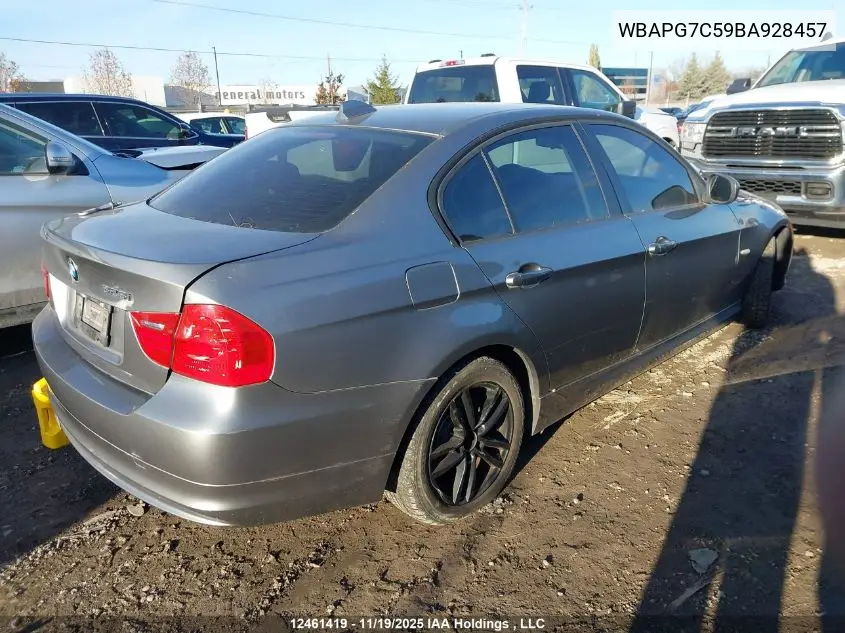 WBAPG7C59BA928457 2011 BMW 3 Series