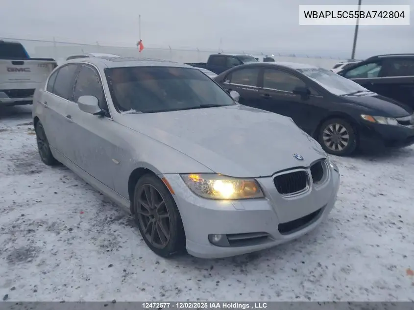 WBAPL5C55BA742804 2011 BMW 335I xDrive