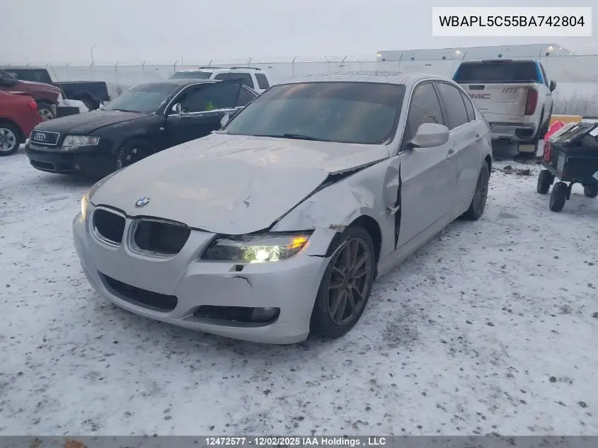 WBAPL5C55BA742804 2011 BMW 335I xDrive