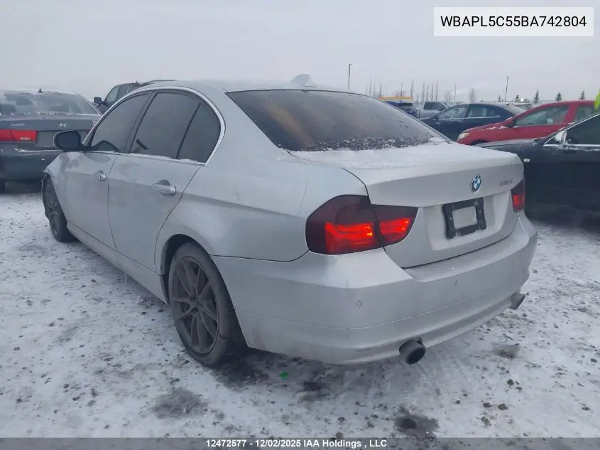 WBAPL5C55BA742804 2011 BMW 335I xDrive