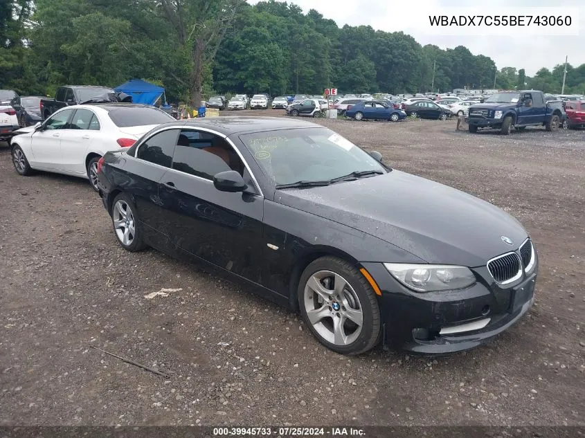 WBADX7C55BE743060 2011 BMW 335I