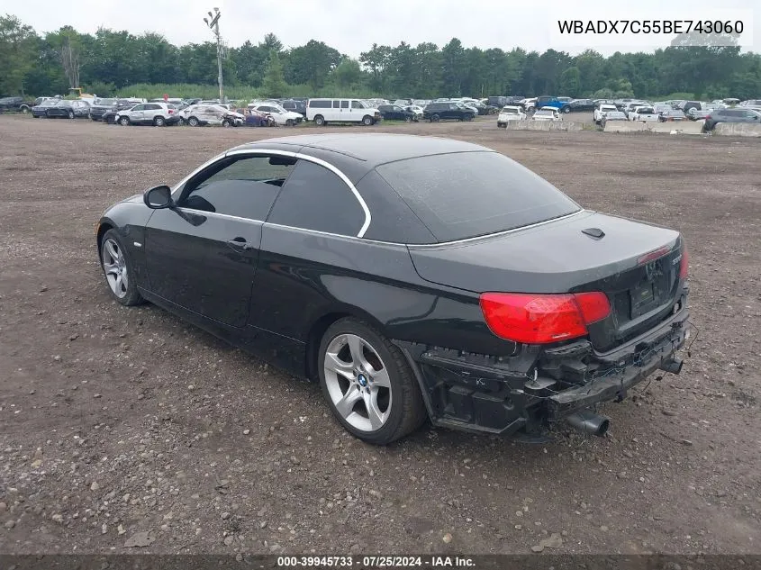 WBADX7C55BE743060 2011 BMW 335I