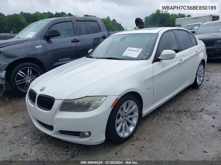 WBAPH7C56BE850189 2011 BMW 328I