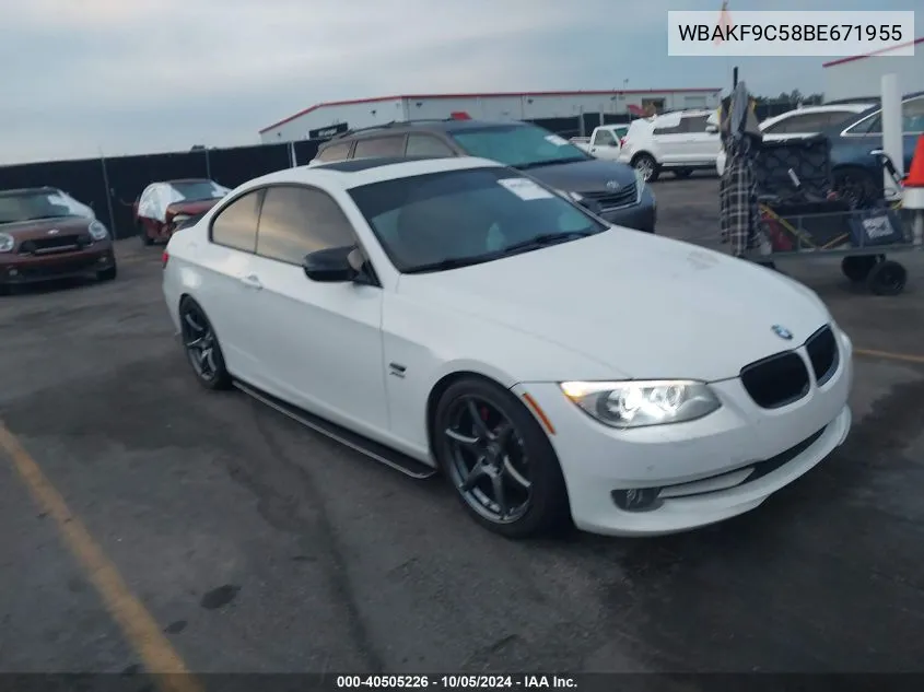 WBAKF9C58BE671955 2011 BMW 335I xDrive