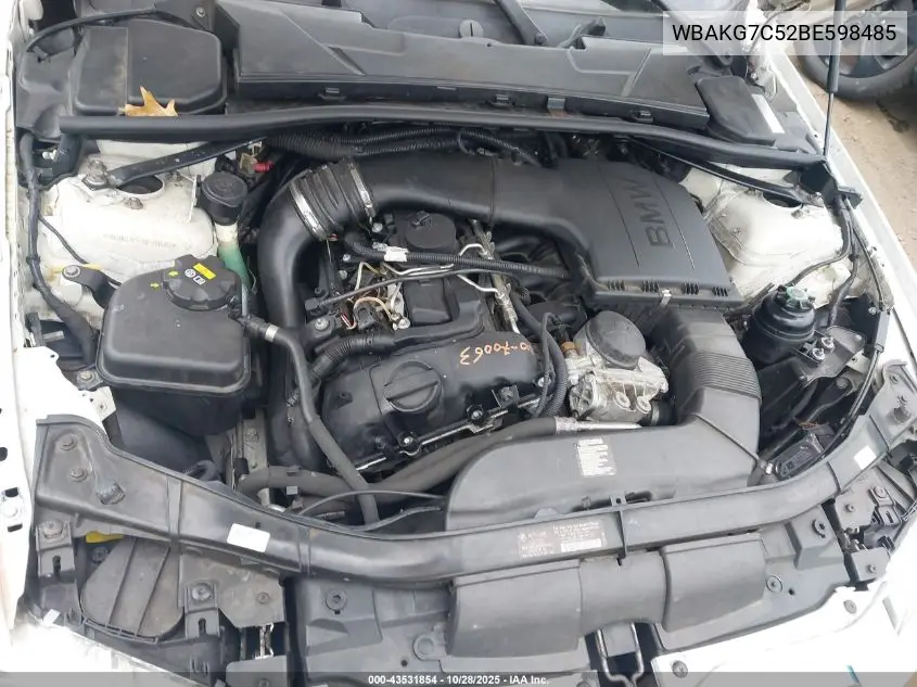 WBAKG7C52BE598485 2011 BMW 335I