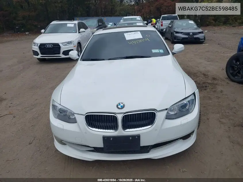 WBAKG7C52BE598485 2011 BMW 335I