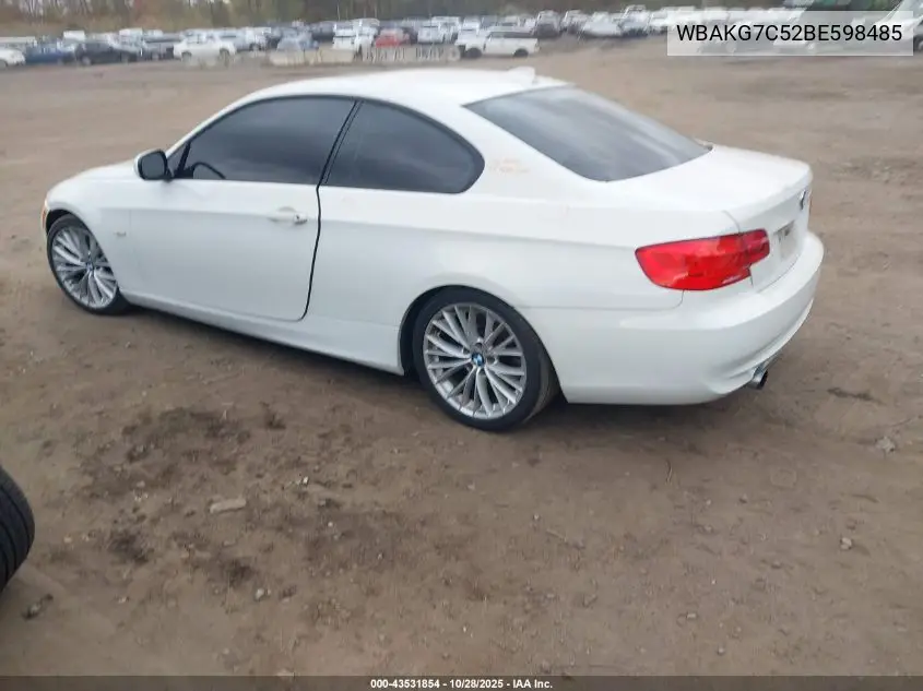 WBAKG7C52BE598485 2011 BMW 335I