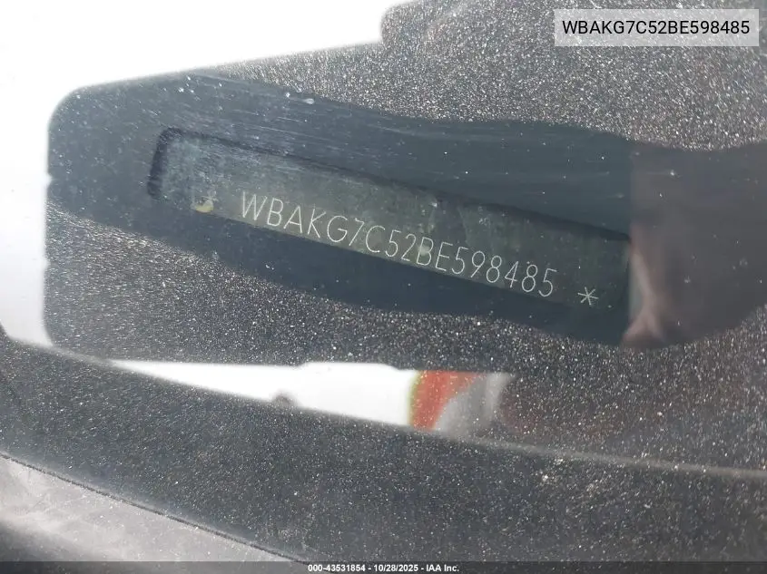 WBAKG7C52BE598485 2011 BMW 335I