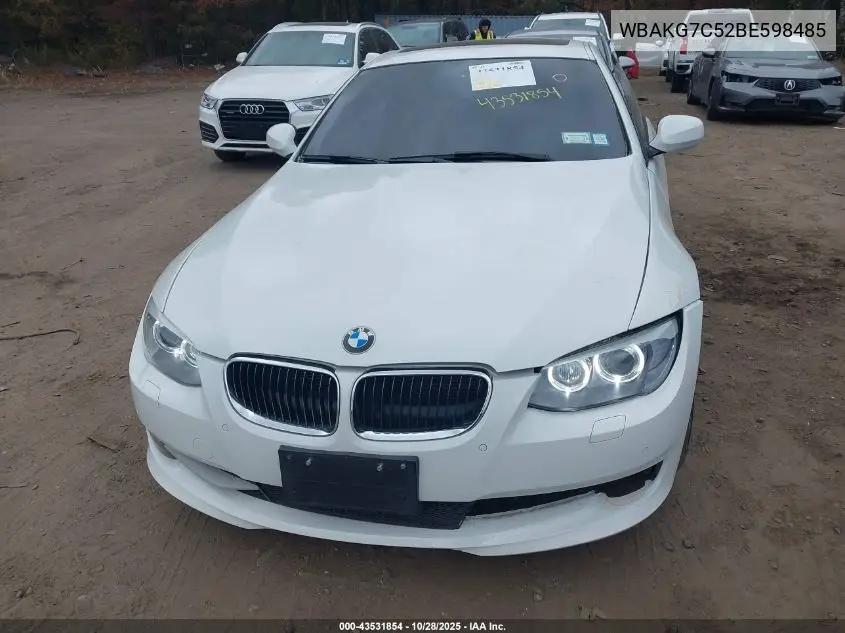 WBAKG7C52BE598485 2011 BMW 335I