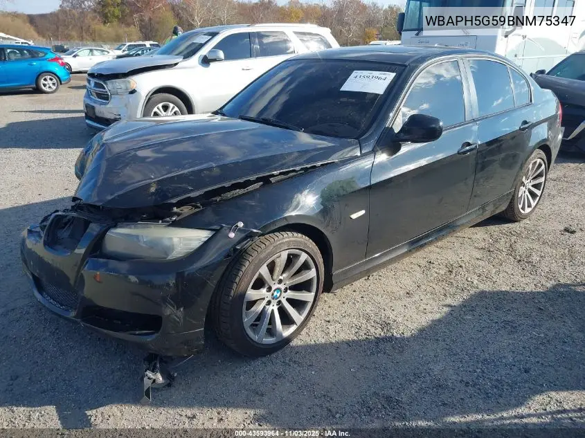 WBAPH5G59BNM75347 2011 BMW 328I