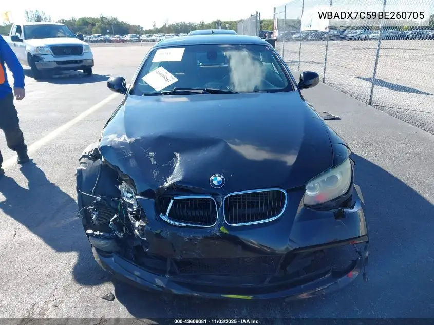 WBADX7C59BE260705 2011 BMW 335I