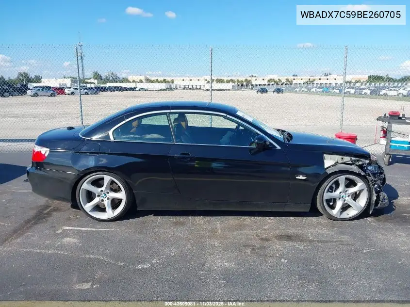 WBADX7C59BE260705 2011 BMW 335I