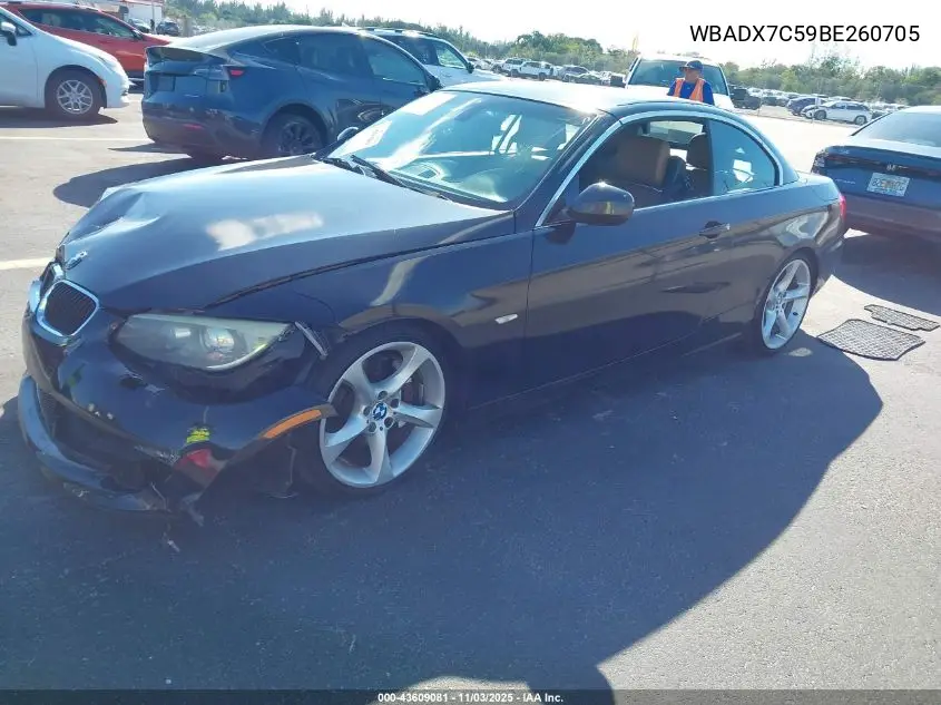 WBADX7C59BE260705 2011 BMW 335I
