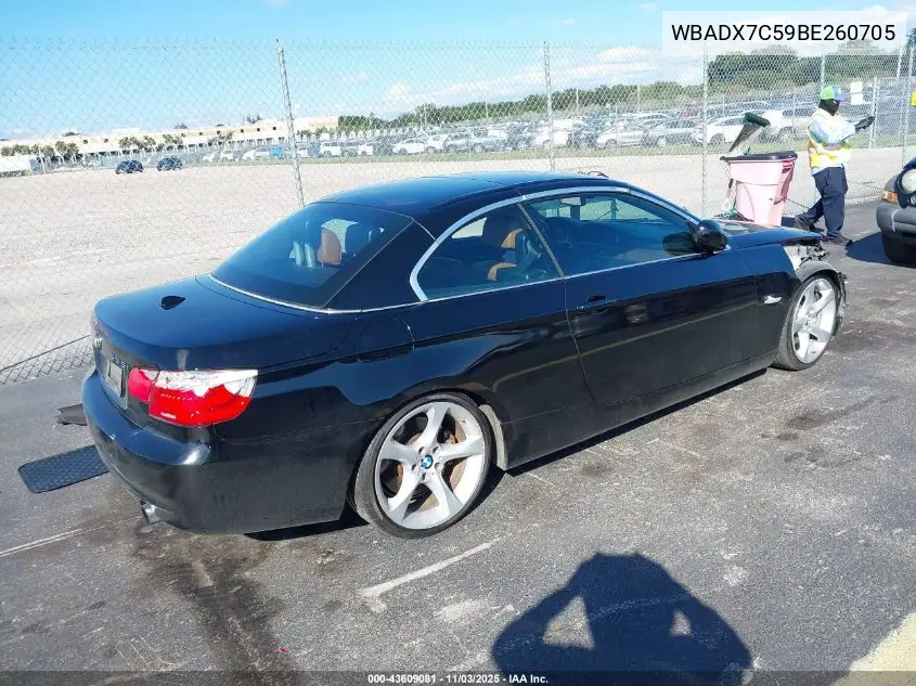 WBADX7C59BE260705 2011 BMW 335I