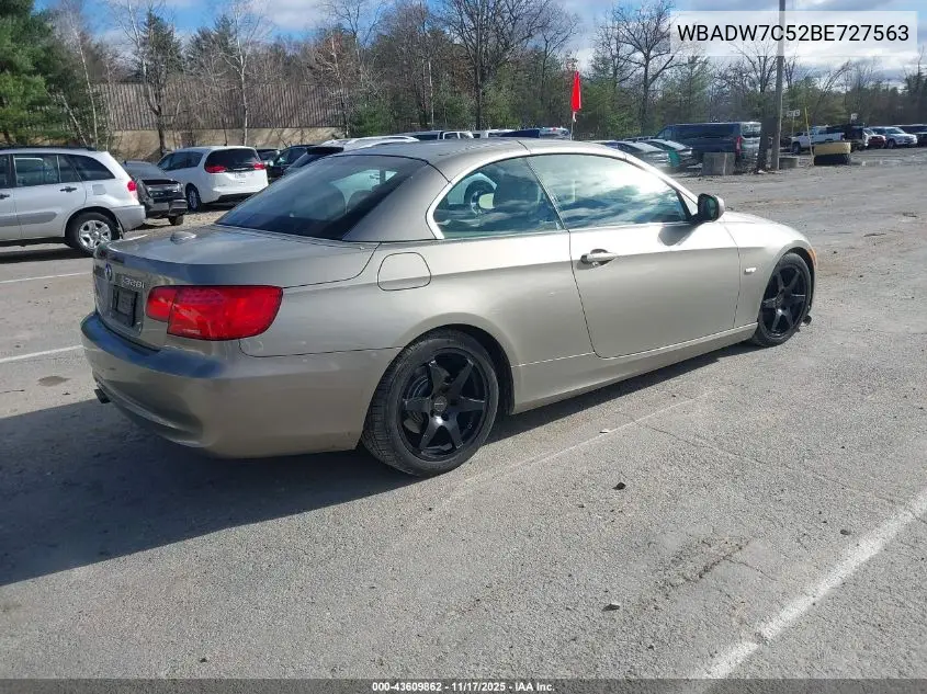 WBADW7C52BE727563 2011 BMW 328I