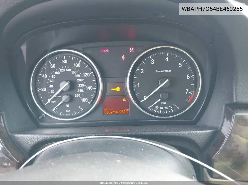 WBAPH7C54BE460255 2011 BMW 328I