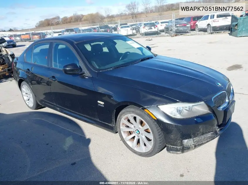 WBAPK7G51BNN77562 2011 BMW 328I xDrive