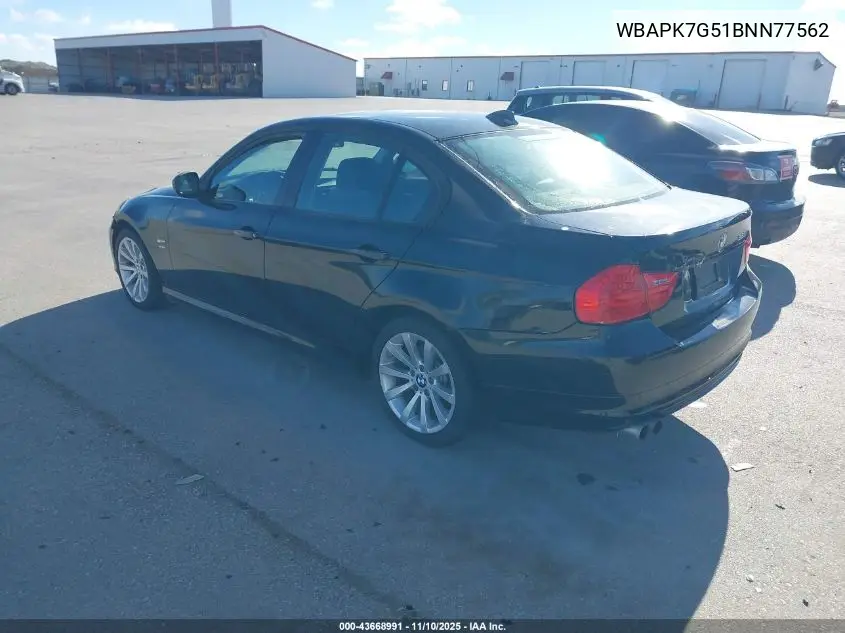 WBAPK7G51BNN77562 2011 BMW 328I xDrive