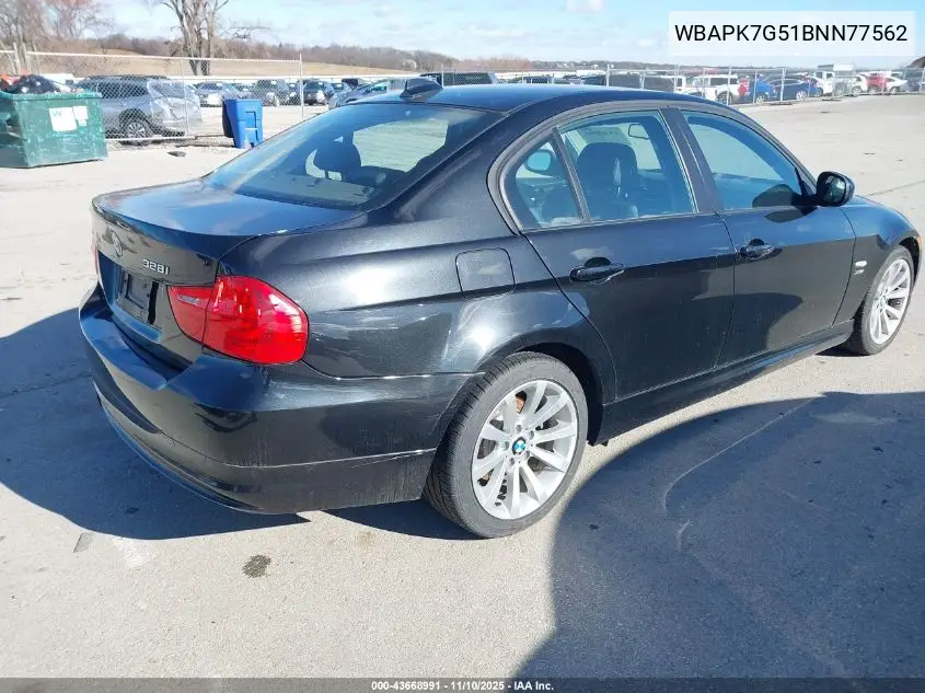 WBAPK7G51BNN77562 2011 BMW 328I xDrive