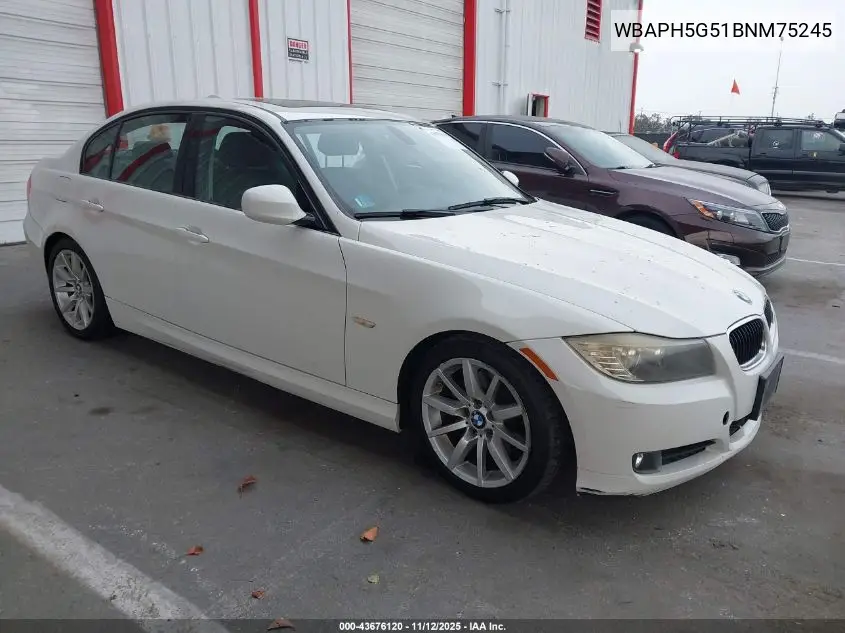 WBAPH5G51BNM75245 2011 BMW 328I