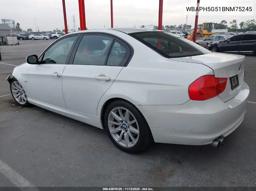 WBAPH5G51BNM75245 2011 BMW 328I