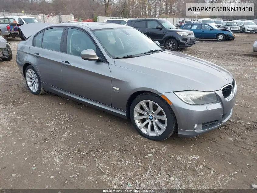 WBAPK5G56BNN31438 2011 BMW 328I xDrive