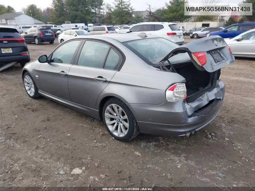 WBAPK5G56BNN31438 2011 BMW 328I xDrive