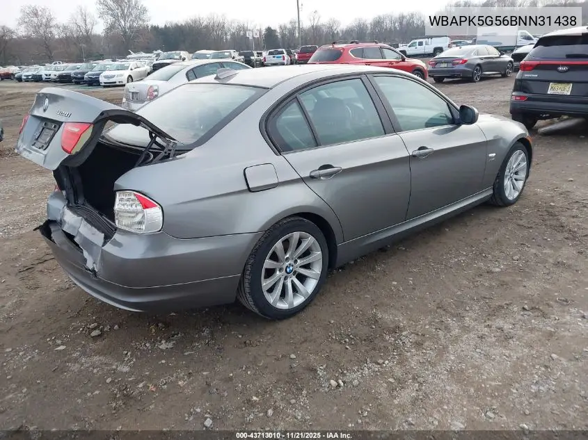 WBAPK5G56BNN31438 2011 BMW 328I xDrive
