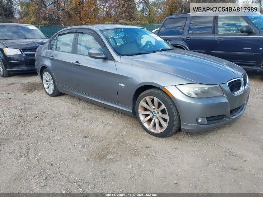 WBAPK7C54BA817989 2011 BMW 328I xDrive