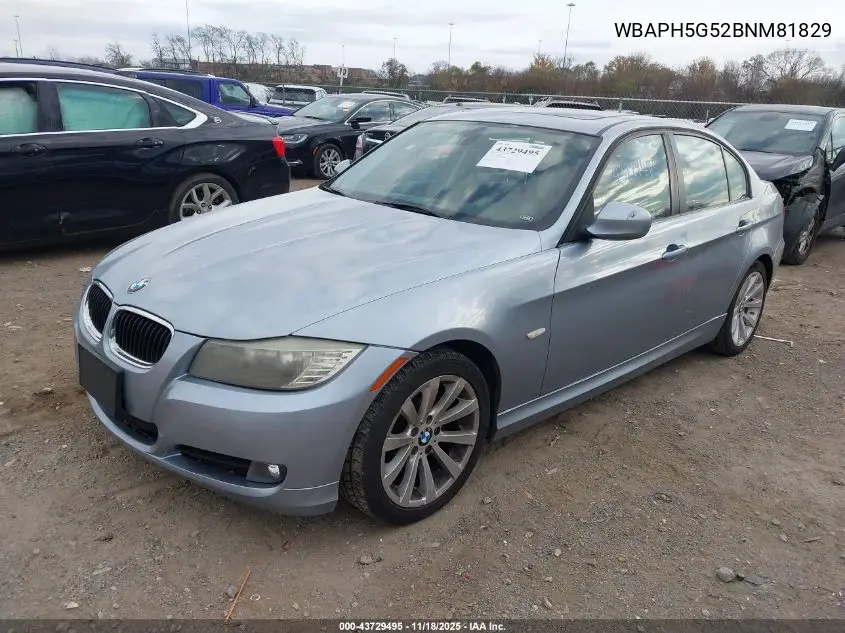 WBAPH5G52BNM81829 2011 BMW 328I