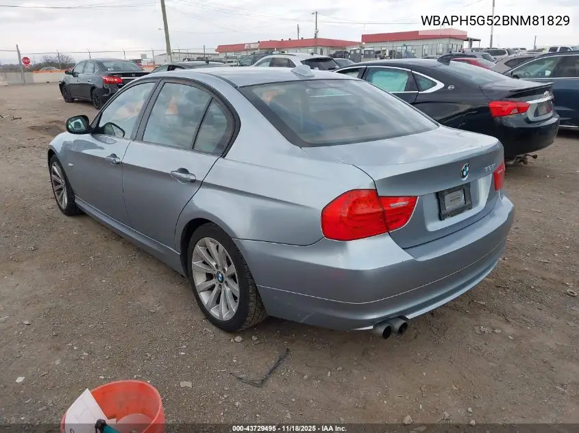 WBAPH5G52BNM81829 2011 BMW 328I
