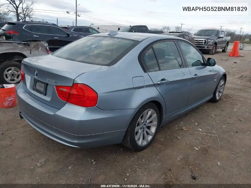 WBAPH5G52BNM81829 2011 BMW 328I