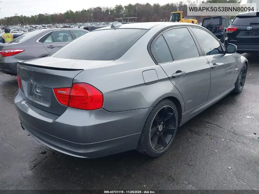 WBAPK5G53BNN80094 2011 BMW 328I xDrive