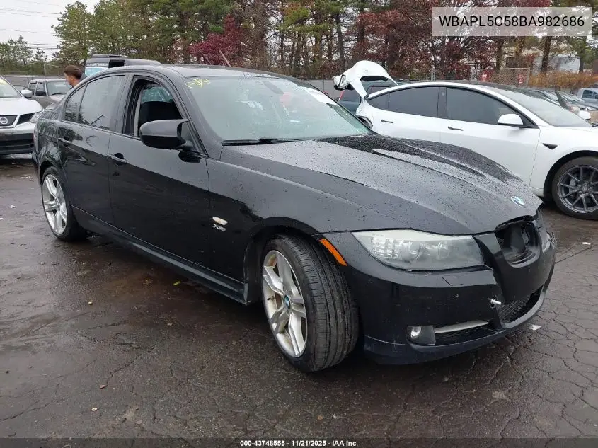 WBAPL5C58BA982686 2011 BMW 335I xDrive