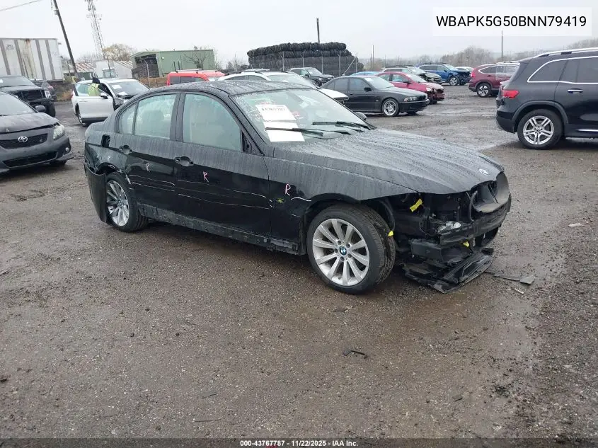 WBAPK5G50BNN79419 2011 BMW 328I xDrive