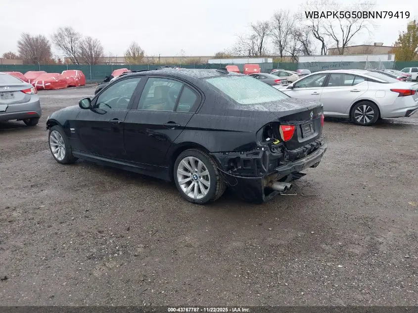 WBAPK5G50BNN79419 2011 BMW 328I xDrive