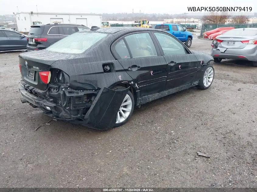 WBAPK5G50BNN79419 2011 BMW 328I xDrive