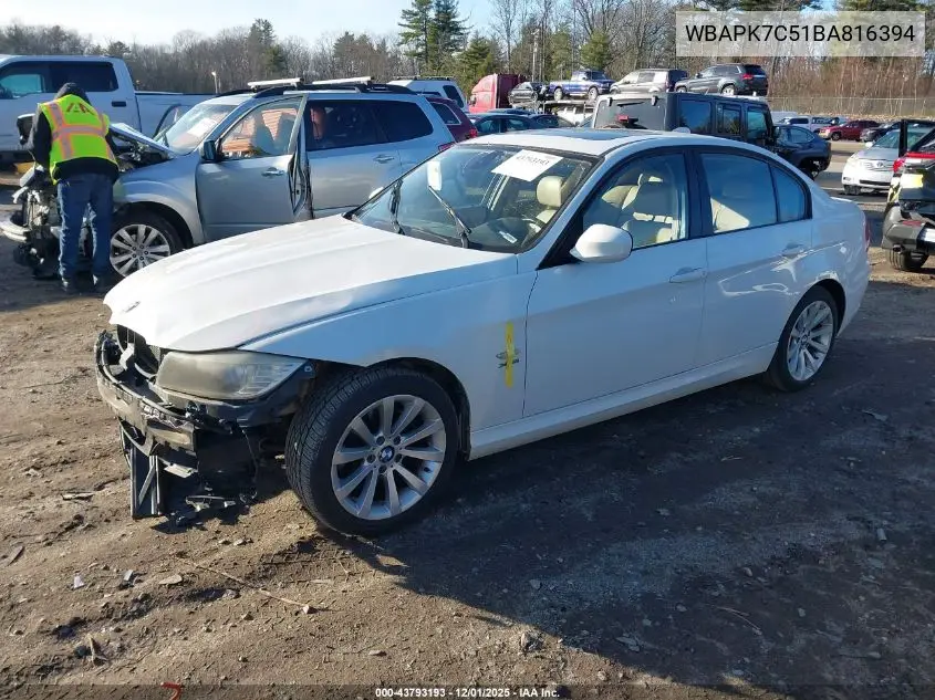 WBAPK7C51BA816394 2011 BMW 328I xDrive