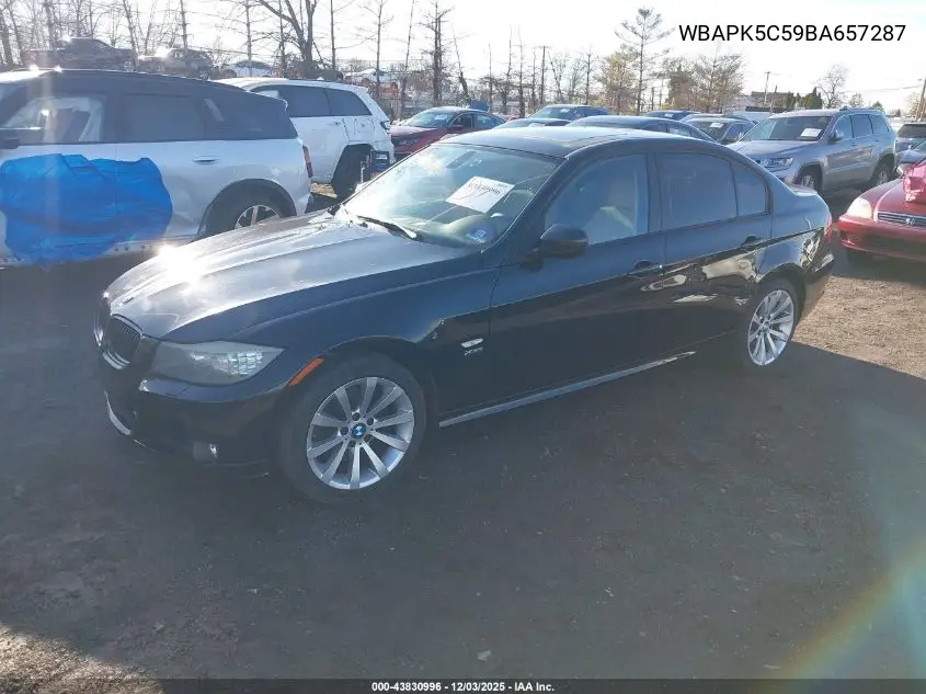 WBAPK5C59BA657287 2011 BMW 328I xDrive