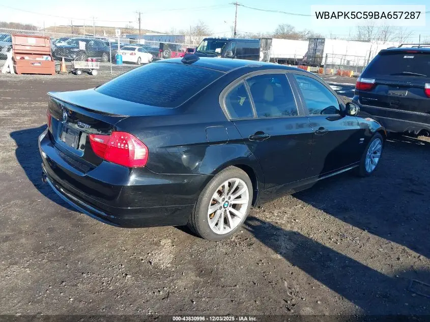 WBAPK5C59BA657287 2011 BMW 328I xDrive